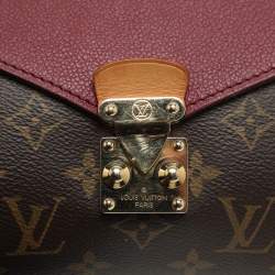Pre Owned Louis Vuitton Pallas Aurore Monogram Canvas and Leather Chain Bag