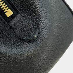 Pre Owned Louis Vuitton Montaignebb Noir Monogram Empreinte Leather Size Bb