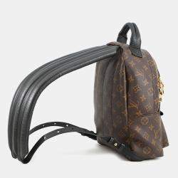 Pre Owned حقيبة لوي فيتون بالم سبرينغز نوير مونوغرام حجم بي إم