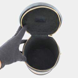 Pre Owned Louis Vuitton Cannes Noir Monogram Monogram Reverse Canvas