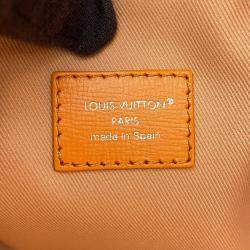 Pre Owned حقيبة لوي فيتون شوبير توت جلد زعفراني مقاس مم