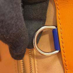 Pre Owned حقيبة لوي فيتون شوبير توت جلد زعفراني مقاس مم