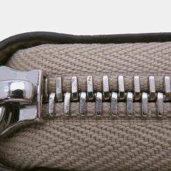 Pre Owned Louis Vuitton Zippy Wallet Galet Monogram Mahina