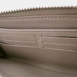 Pre Owned Louis Vuitton Zippy Wallet Galet Monogram Mahina