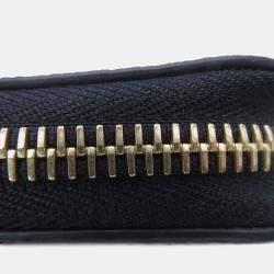 Pre Owned Louis Vuitton Zippy Wallet Noir/Beige Bicolor Monogram Empreinte Leather