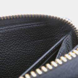 Pre Owned Louis Vuitton Zippy Wallet Noir/Beige Bicolor Monogram Empreinte Leather