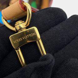 Pre Owned Louis Vuitton Lv X Yk Nano Speedy Red Monogram Painted Dot Size Nano