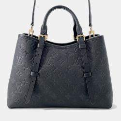 مملوكة مسبقًا Louis Vuitton Babylone Tote Noir Monogram Empreinte Leather Size PM