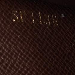 مملوكة مسبقًا محفظة لويس فويتون نورماندي روز باليرين قماش دامير إيبين