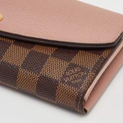 مملوكة مسبقًا محفظة لويس فويتون نورماندي روز باليرين قماش دامير إيبين