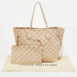 Pre Owned Louis Vuitton Neverfull MM Summer Stardust Monogram Empreinte Leather Bag
