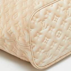 Pre Owned Louis Vuitton Neverfull MM Summer Stardust Monogram Empreinte Leather Bag
