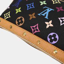 Pre Owned Louis Vuitton Black Multicolor Pochette Accessoires