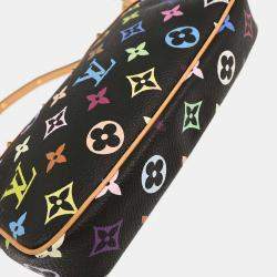 Pre Owned Louis Vuitton Black Multicolor Pochette Accessoires