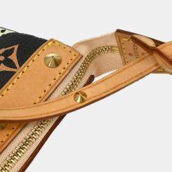 Pre Owned Louis Vuitton Black Multicolor Pochette Accessoires