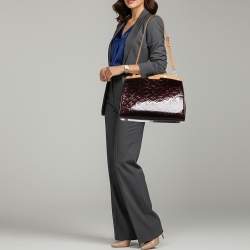 Pre Owned حقيبة لويس فيتون بريا فيرنيه أمارانت مونوجرامي كبيرة