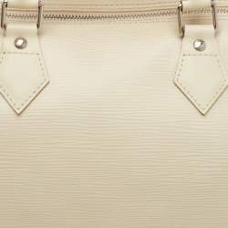 Pre Owned Louis Vuitton Speedy 30 Ivorie Epi Leather Bag