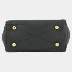 Pre Owned Louis Vuitton Black Bicolor Monogram Empreinte Giant Montaigne BB