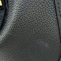 Pre Owned Louis Vuitton Black Bicolor Monogram Empreinte Giant Montaigne BB