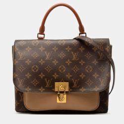 Pre Owned Louis Vuitton Brown Monogram Marignan Handbag