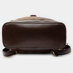 مملوكة مسبقًا Louis Vuitton Brown Damier Ebene Soho Backpack
