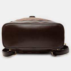 مملوكة مسبقًا Louis Vuitton Brown Damier Ebene Soho Backpack