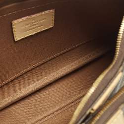 مملوكة مسبقًا حقيبة لويس فويتون كانفاس مزينة بمونوغرام كاكي متعددة الجيوب