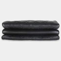 Pre Owned حقيبة لوي فيتون كوسين ب م جلد خروف منقوش بمونوغرام أسود