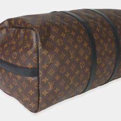 Pre Owned حقيبة لويس فويتون كانفاس مونوغرام ماكاسار كيبول باندوليير 55