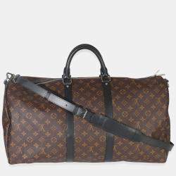 Pre Owned حقيبة لويس فويتون كانفاس مونوغرام ماكاسار كيبول باندوليير 55