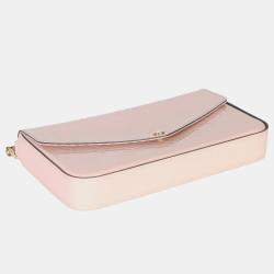 Pre Owned Louis Vuitton Rose Ballerine Monogram Vernis Felicie Pochette