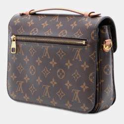 مملوكة مسبقًا Louis Vuitton Brown Monogram Pochette Metis