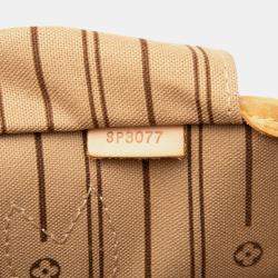 Pre Owned Louis Vuitton Brown Monogram Neverfull MM