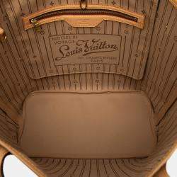 Pre Owned Louis Vuitton Brown Monogram Neverfull MM