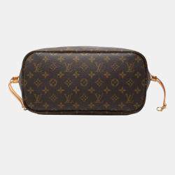 Pre Owned Louis Vuitton Brown Monogram Neverfull MM