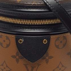 مملوكة مسبقًا حقيبة دلو لويس فيتون كان مونوغرام كانفاس معكوس وجلد