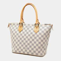 Pre Owned حقيبة لوي فيتون ساليا بي إم أزور داميه بيضاء