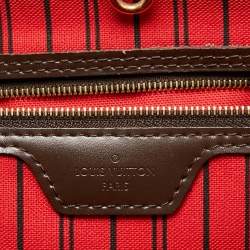 Pre Owned حقيبة لوي فويتون نيفرفول GM دامير إبيني قماش