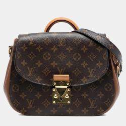 Pre Owned Louis Vuitton Brown Monogram Eden MM