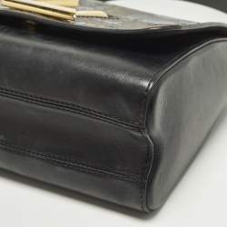 مملوكة مسبقًا Louis Vuitton Twist MM Black Monogram Canvas and Leather Bag