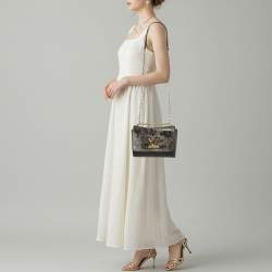 مملوكة مسبقًا Louis Vuitton Twist MM Black Monogram Canvas and Leather Bag