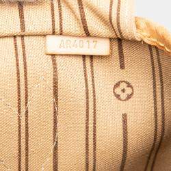 Pre Owned Louis Vuitton Brown Monogram Neverfull MM