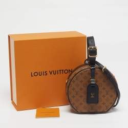 Pre Owned Louis Vuitton Monogram Reverse Canvas Petite Boite Chapeau Bag