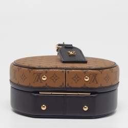 Pre Owned Louis Vuitton Monogram Reverse Canvas Petite Boite Chapeau Bag