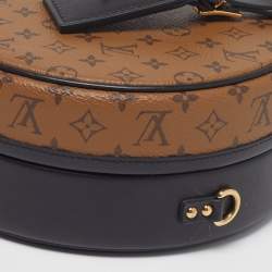 Pre Owned Louis Vuitton Monogram Reverse Canvas Petite Boite Chapeau Bag