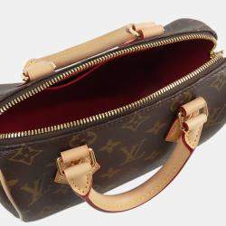 Pre Owned Louis Vuitton Brown Monogram Speedy Bandouliere 20