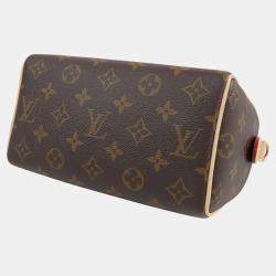 Pre Owned Louis Vuitton Brown Monogram Speedy Bandouliere 20