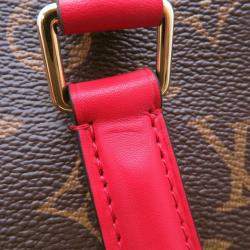 مملوكة مسبقًا Louis Vuitton Brown Red Monogram Soufflot BB