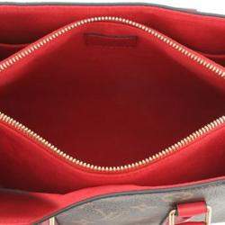 مملوكة مسبقًا Louis Vuitton Brown Red Monogram Soufflot BB