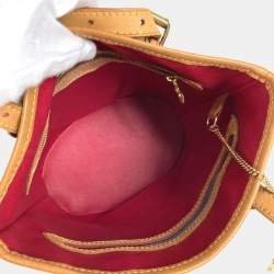 مملوكة مسبقًا Louis Vuitton Monogram Cherry Bucket Pm Canvas Design Brown.